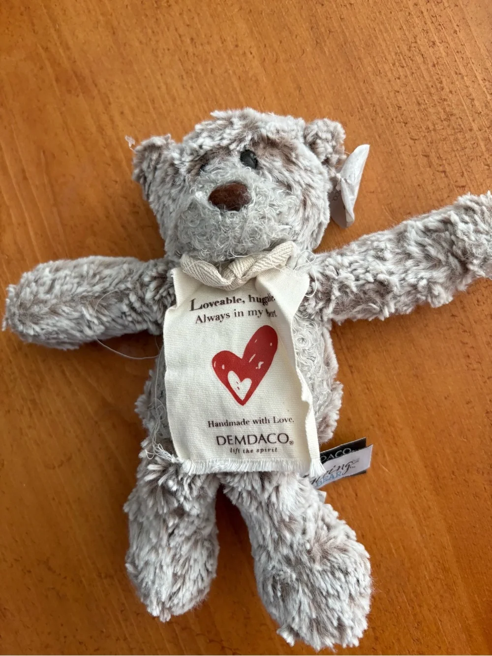 Demdaco Giving Collection Bear, Lovable, Huggable, Always In My Heart, Brand New